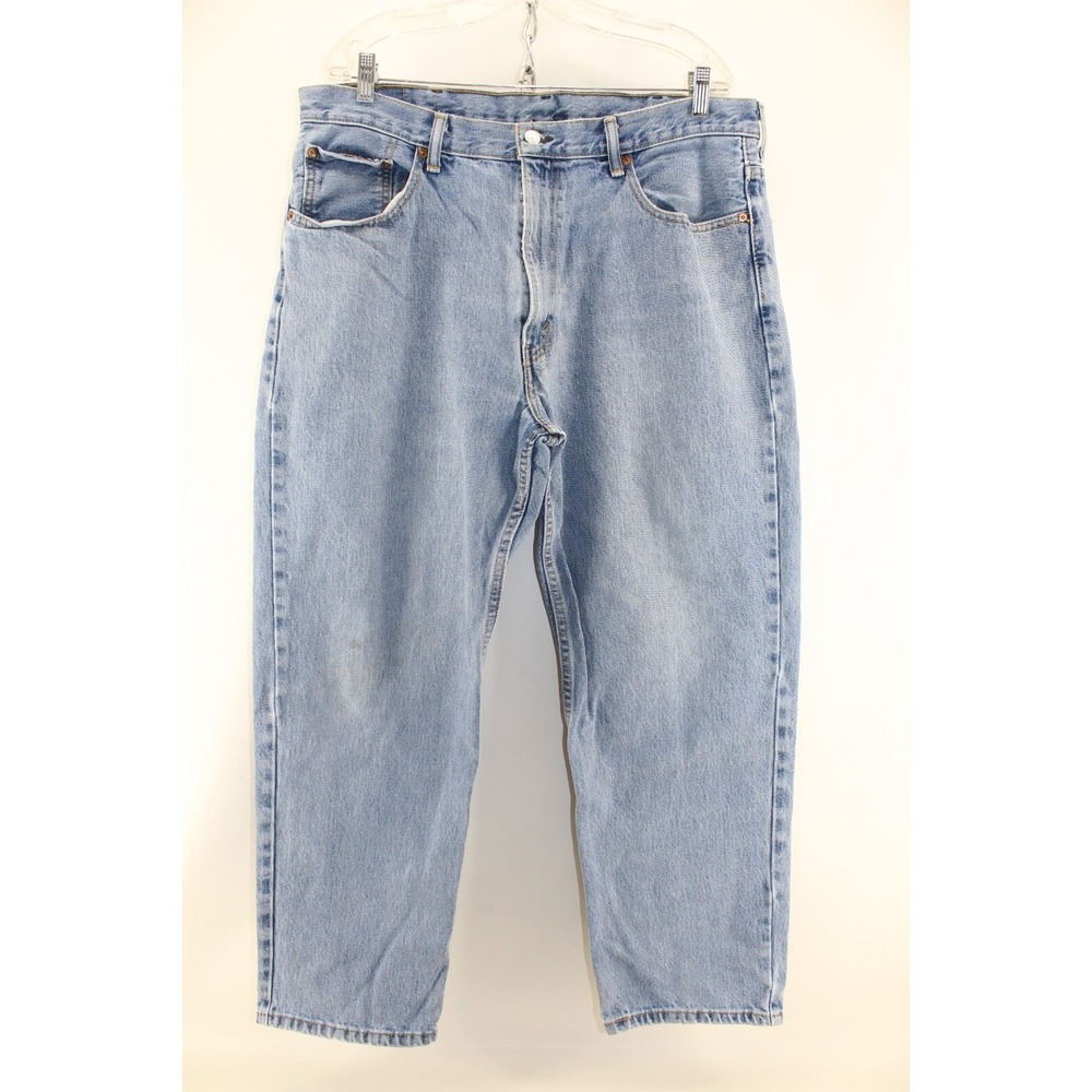 LEVI'S 550 Relaxed Fit Blue Jeans 40x29 (Tag 40x30)